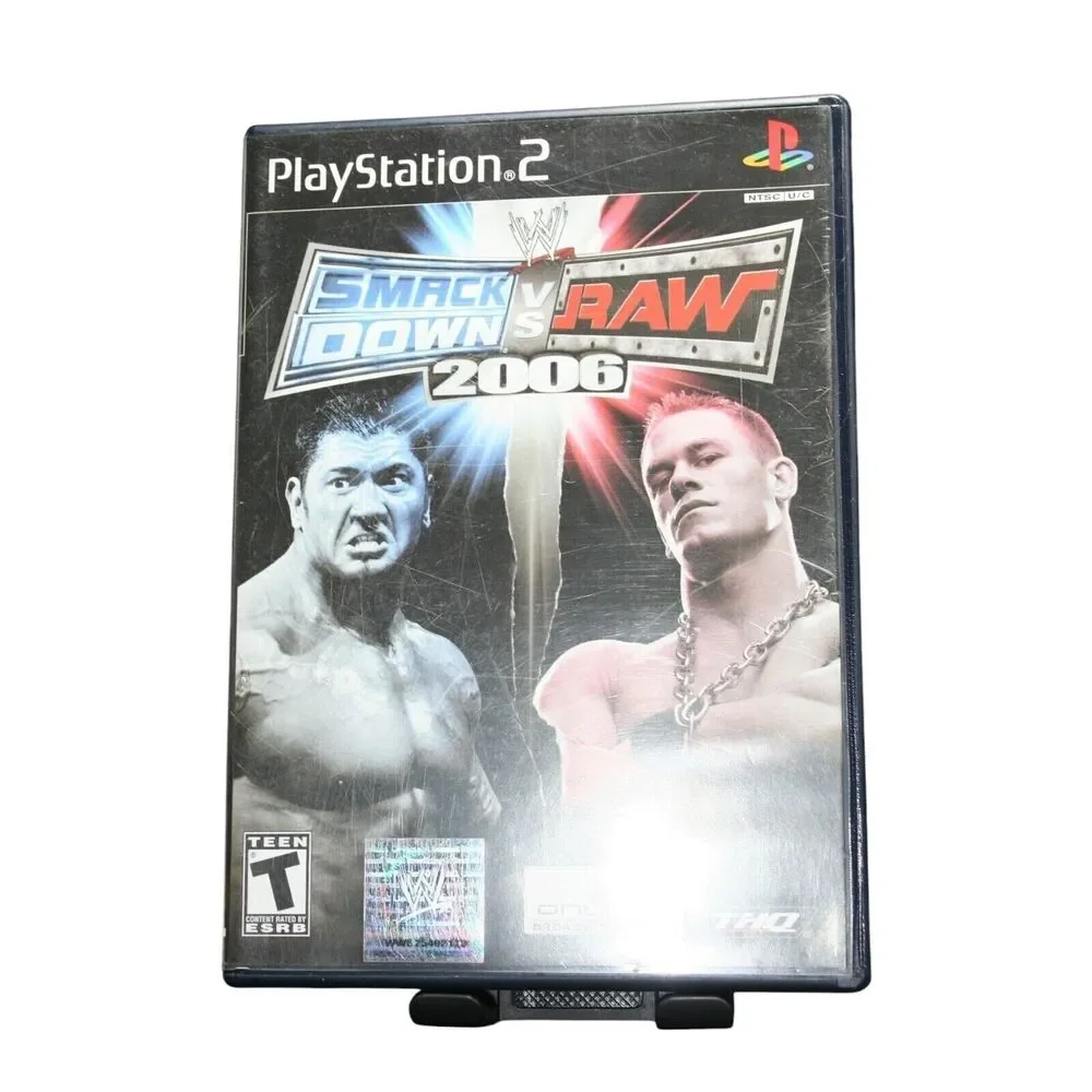 WWE SmackDown vs. Raw 2006 (Sony PlayStation 2, 2005) NO MANUAL